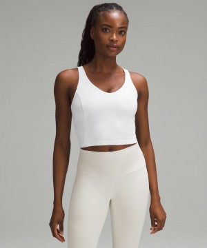 αμανικα μπλουζακια Lululemon Align™ Light Support, C/D Cup γυναικεια ασπρα | Greece-5798140