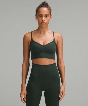 Αθλητικο Σουτιεν Lululemon Align™ Sweetheart Light Support, A/B Cup γυναικεια πρασινο | Greece-2784350