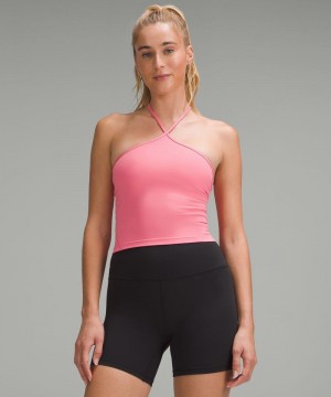 αμανικα μπλουζακια Lululemon Align™ T-Strap γυναικεια ροζ | Greece-5763298