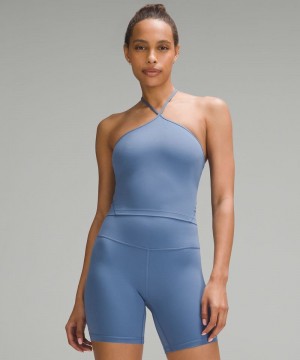 αμανικα μπλουζακια Lululemon Align™ T-Strap γυναικεια μπλε | Greece-8160259