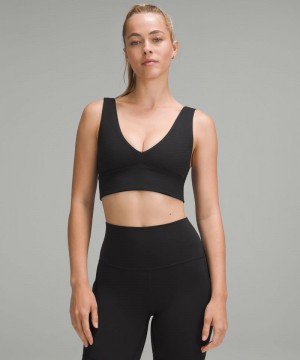 Αθλητικο Σουτιεν Lululemon Align™ V-Neck Light Support, A/B Cup Diamond γυναικεια μαυρα | Greece-0921365