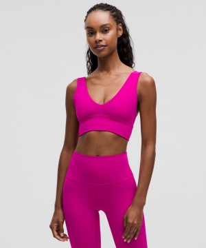 Αθλητικο Σουτιεν Lululemon Align™ V-Neck Light Support, A/B Cup γυναικεια ροζ | Greece-0359874