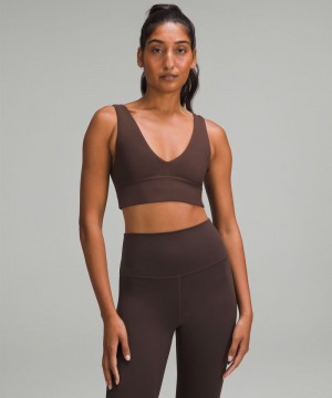 Αθλητικο Σουτιεν Lululemon Align™ V-Neck Light Support, A/B Cup γυναικεια σοκολάτα | Greece-9302175