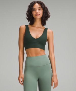 Αθλητικο Σουτιεν Lululemon Align™ V-Neck Light Support, A/B Cup γυναικεια πρασινο | Greece-2173564