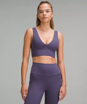 Αθλητικο Σουτιεν Lululemon Align™ V-Neck Light Support, A/B Cup γυναικεια βαθυ γκρι | Greece-4783506