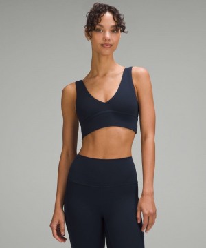 Αθλητικο Σουτιεν Lululemon Align™ V-Neck Light Support, A/B Cup γυναικεια σκουρο μπλε | Greece-8491357
