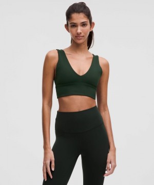 Αθλητικο Σουτιεν Lululemon Align™ V-Neck Light Support, A/B Cup γυναικεια πρασινο | Greece-0435891