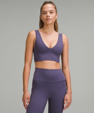 Αθλητικο Σουτιεν Lululemon Align™ V-Neck Light Support, A/B Cup γυναικεια βαθυ γκρι | Greece-9628450