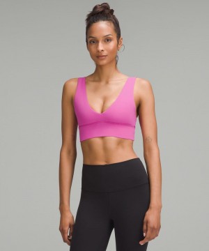Αθλητικο Σουτιεν Lululemon Align™ V-Neck Light Support, A/B Cup γυναικεια ροζ | Greece-3719405