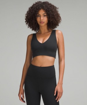 Αθλητικο Σουτιεν Lululemon Align™ V-Neck Light Support, C/D Cup γυναικεια μαυρα | Greece-2071984