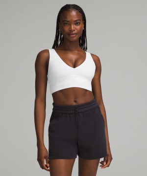Αθλητικο Σουτιεν Lululemon Align™ V-Neck Light Support, C/D Cup γυναικεια ασπρα | Greece-1896205