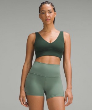 Αθλητικο Σουτιεν Lululemon Align™ V-Neck Light Support, C/D Cup γυναικεια πρασινο | Greece-3560149