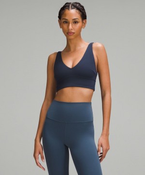 Αθλητικο Σουτιεν Lululemon Align™ V-Neck Light Support, C/D Cup γυναικεια σκουρο μπλε | Greece-1840563