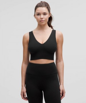 Αθλητικο Σουτιεν Lululemon Align™ V-Neck Light Support, DDD/G Cup γυναικεια μαυρα | Greece-9602413