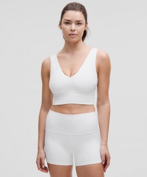 Αθλητικο Σουτιεν Lululemon Align™ V-Neck Light Support, DDD/G Cup γυναικεια ασπρα | Greece-7250498