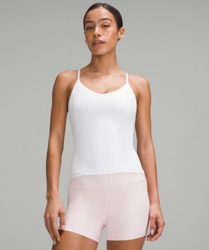 αμανικα μπλουζακια Lululemon Align™ Waist-Length Cami Tank γυναικεια ασπρα | Greece-2659708