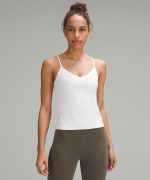 αμανικα μπλουζακια Lululemon Align™ Waist-Length Cami γυναικεια ασπρα | Greece-3978042
