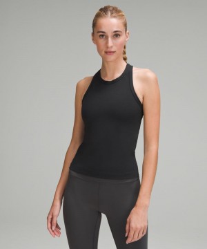 αμανικα μπλουζακια Lululemon Align™ Waist-Length Racerback γυναικεια μαυρα | Greece-9187036