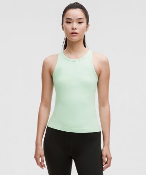 αμανικα μπλουζακια Lululemon Align™ Waist-Length Racerback γυναικεια ασπρα | Greece-7286054