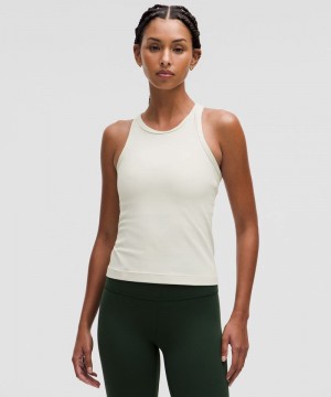 αμανικα μπλουζακια Lululemon Align™ Waist-Length Racerback γυναικεια Μπεζ | Greece-5071923
