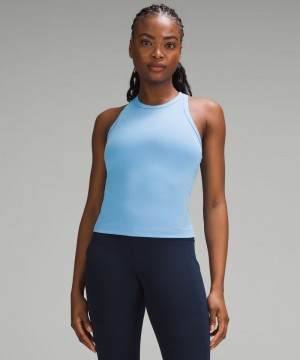 αμανικα μπλουζακια Lululemon Align™ Waist-Length Racerback γυναικεια μπλε | Greece-1498562