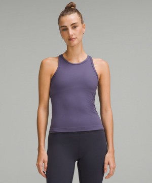 αμανικα μπλουζακια Lululemon Align™ Waist-Length Racerback γυναικεια βαθυ γκρι | Greece-5762401