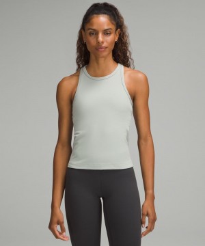 αμανικα μπλουζακια Lululemon Align™ Waist-Length Racerback γυναικεια γκρι | Greece-1685023