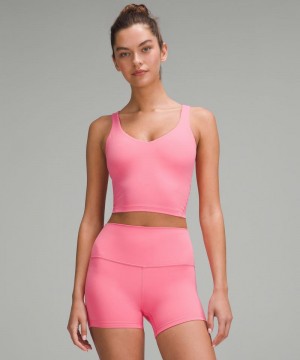 αμανικα μπλουζακια Lululemon Align™ γυναικεια ροζ | Greece-1069832