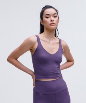 αμανικα μπλουζακια Lululemon Align™ γυναικεια βαθυ γκρι | Greece-3975146