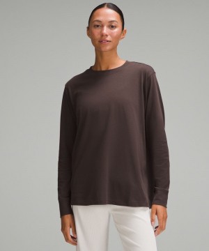 μακρυμανικα μπλουζακια Lululemon All Yours γυναικεια σοκολάτα | Greece-3802945