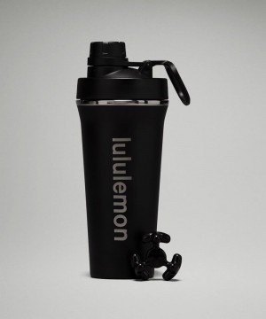 Μπουκάλια νερού Lululemon Back to Life Shaker Bottle 24oz γυναικεια μαυρα | Greece-7415936