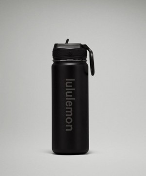 Μπουκάλια νερού Lululemon Back to Life Sport Bottle 18oz ανδρικα μαυρα | Greece-2358476