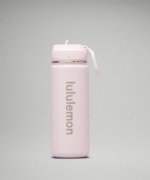 Μπουκάλια νερού Lululemon Back to Life Sport Bottle 18oz ανδρικα ροζ | Greece-3518462