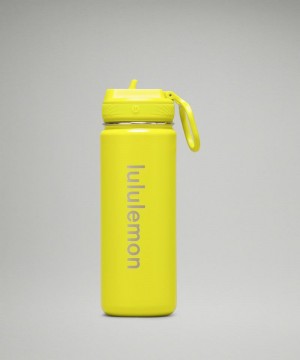Μπουκάλια νερού Lululemon Back to Life Sport Bottle 18oz ανδρικα κίτρινα | Greece-5461897