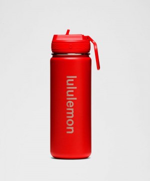 Μπουκάλια νερού Lululemon Back to Life Sport Bottle 18oz ανδρικα κοκκινα | Greece-3459761