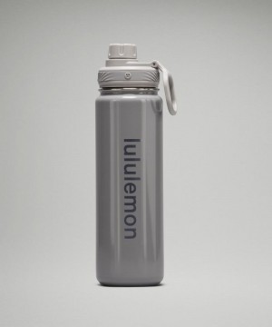 Μπουκάλια νερού Lululemon Back to Life Sport Bottle 24oz Shine γυναικεια ασημι | Greece-2367145