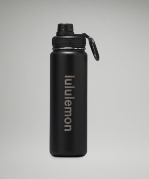 Μπουκάλια νερού Lululemon Back to Life Sport Bottle 24oz γυναικεια μαυρα | Greece-0728541