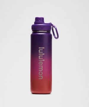 Μπουκάλια νερού Lululemon Back to Life Sport Bottle 24oz γυναικεια μωβ | Greece-6219378