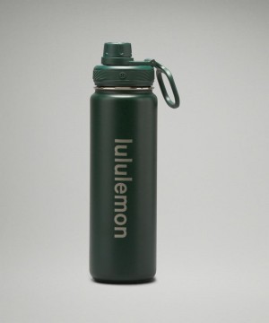 Μπουκάλια νερού Lululemon Back to Life Sport Bottle 24oz ανδρικα πρασινο | Greece-0594621