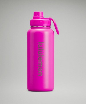 Μπουκάλια νερού Lululemon Back to Life Sport Bottle 32oz γυναικεια ροζ | Greece-5468290