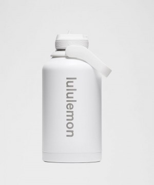 Μπουκάλια νερού Lululemon Back to Life Sport Bottle 64oz γυναικεια ασπρα | Greece-8052937