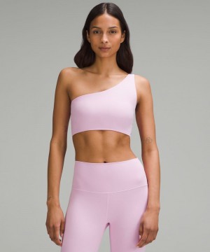 Αθλητικο Σουτιεν Lululemon Bend This One-Shoulder Light Support, A-C Cups γυναικεια ροζ | Greece-4980175