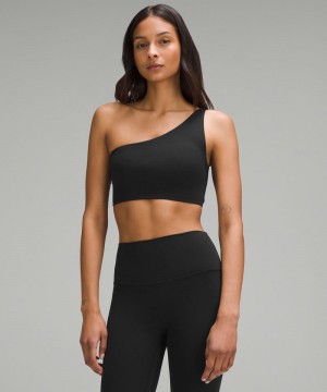 Αθλητικο Σουτιεν Lululemon Bend This One-Shoulder Light Support, A-C Cups γυναικεια μαυρα | Greece-3620759