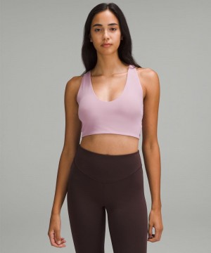 Αθλητικο Σουτιεν Lululemon Bend This Scoop and Cross Light Support, A-C Cups γυναικεια ροζ ροζ | Greece-2351069