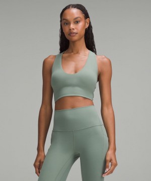 Αθλητικο Σουτιεν Lululemon Bend This Scoop and Cross Light Support, A-C Cups γυναικεια γκρι | Greece-3126480