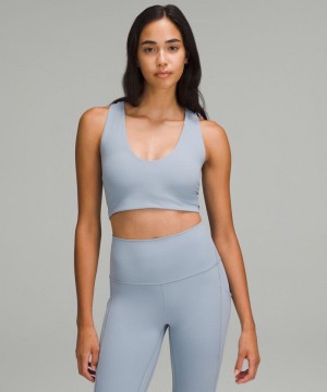 Αθλητικο Σουτιεν Lululemon Bend This Scoop and Cross Light Support, A-C Cups γυναικεια μπλε | Greece-9825703