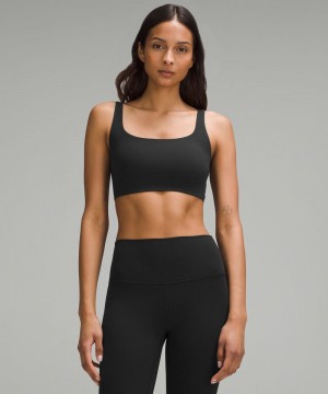 Αθλητικο Σουτιεν Lululemon Bend This Scoop and Square Light Support, A-C Cups γυναικεια μαυρα | Greece-1675084