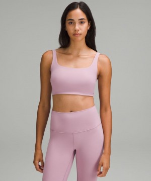 Αθλητικο Σουτιεν Lululemon Bend This Scoop and Square Light Support, A-C Cups γυναικεια ροζ ροζ | Greece-6572849