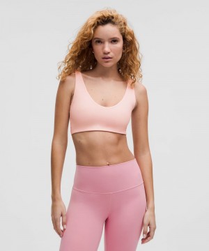 Αθλητικο Σουτιεν Lululemon Bend This Scoop and Square Light Support, A-C Cups γυναικεια ροζ | Greece-6287450