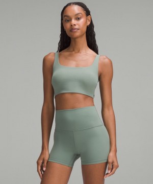 Αθλητικο Σουτιεν Lululemon Bend This Scoop and Square Light Support, A-C Cups γυναικεια γκρι | Greece-8139576